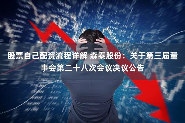 股票自己配资流程详解 森泰股份：关于第三届董事会第二十八次会议决议公告