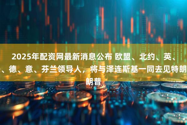 2025年配资网最新消息公布 欧盟、北约、英、法、德、意、芬兰领导人，将与泽连斯基一同去见特朗普