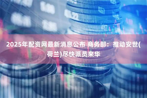 2025年配资网最新消息公布 商务部：推动安世(荷兰)尽快派员来华